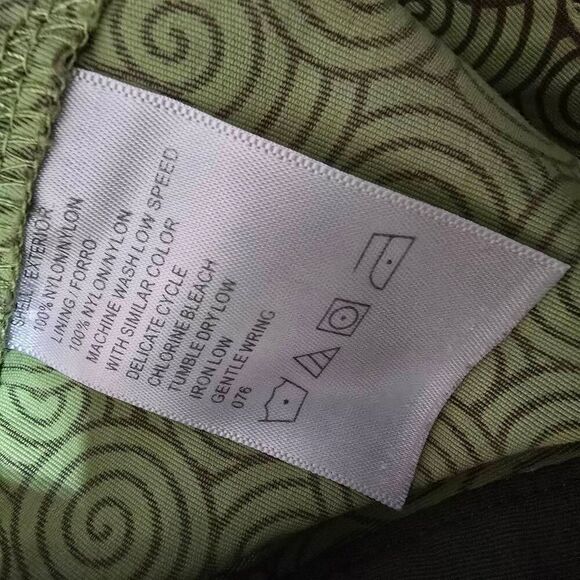 Kavu Womens Green Circle Geometric Athletic Active Hiking Nylon Shorts - Picture 5 of 5